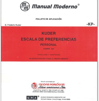 KP,Escala de preferencias -Personal-