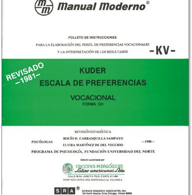 KV,Escala de preferencias -Vocacional-