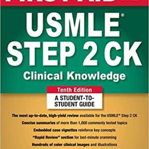 FIRST AID FOR THE USMLE STEP 2 CK