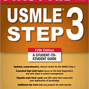 FIRST AID FOR THE USMLE STEP 3