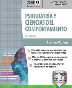 SERIE RT PSIQUIATRÍA Y CIENCIAS DEL COMPORTAMIENTO