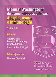 MANUAL WASHINGTON DE ESPECIALIDADES CLINIAS ALERGIA, ASMA E INMUNOLOGÍA