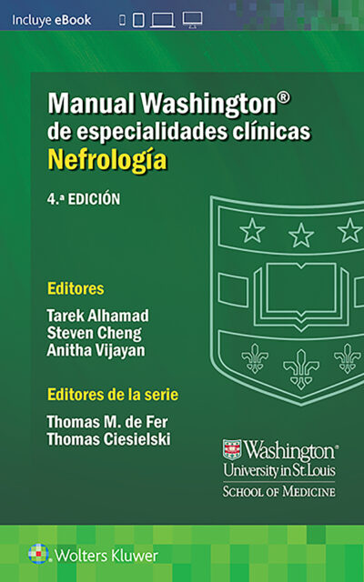 MANUAL WASHINGTON DE ESPECIALIDADES CLINICAS. NEFROLOGÍA